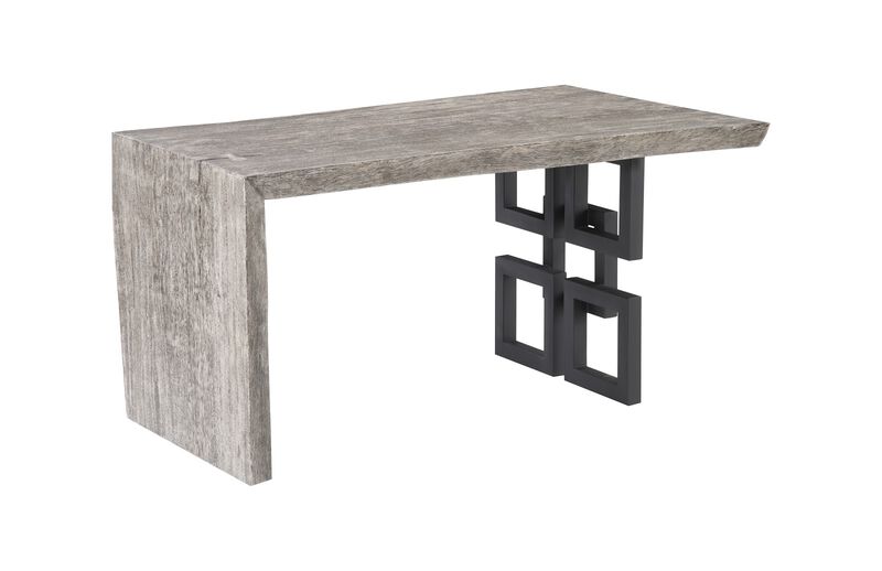 Waterfall Desk with Overlap Leg