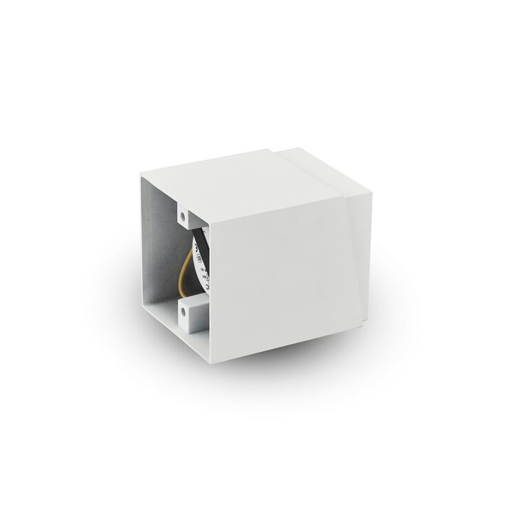 VONN Lighting Square LED Surface Mounted Downlight, Stock Item Beam Angle 33, White