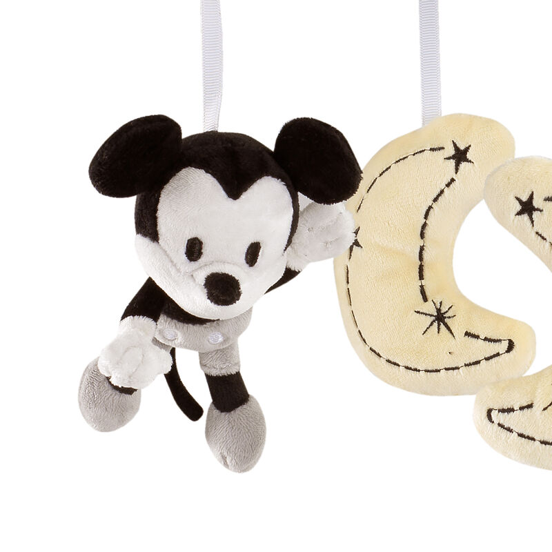 Disney Baby Mickey Mouse Gray/Yellow Musical Baby Crib Mobile by Lambs & Ivy