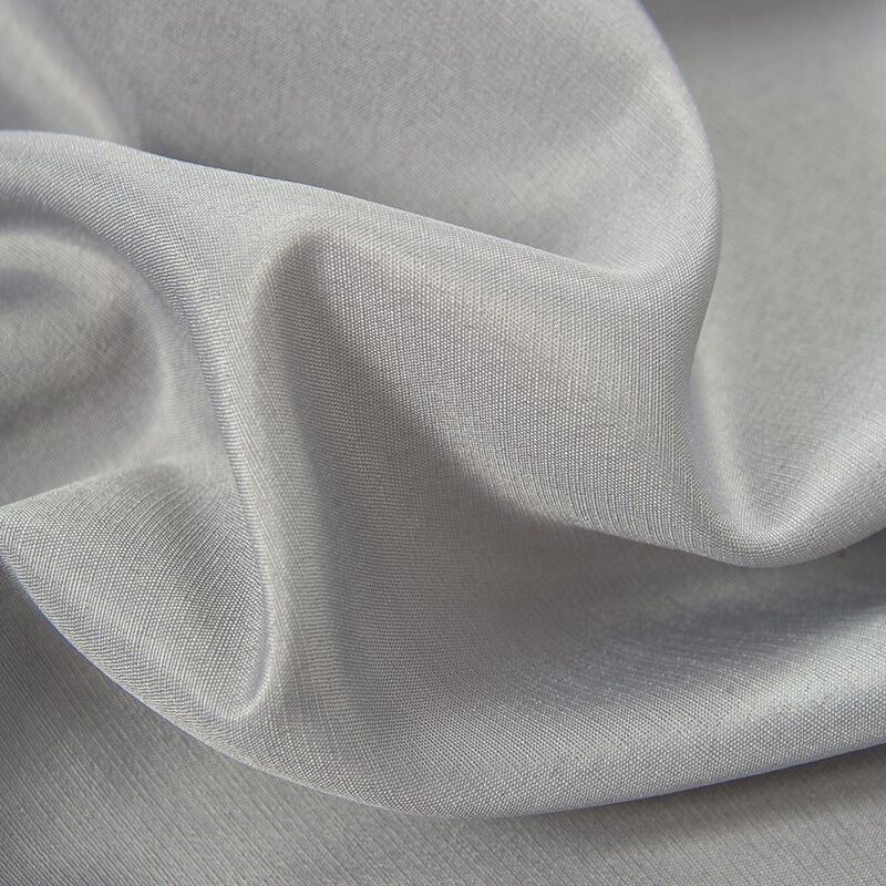 Olivia Gray Gilbert Solid Single Grommet Curtain Panel Pair - 54x84", Gray