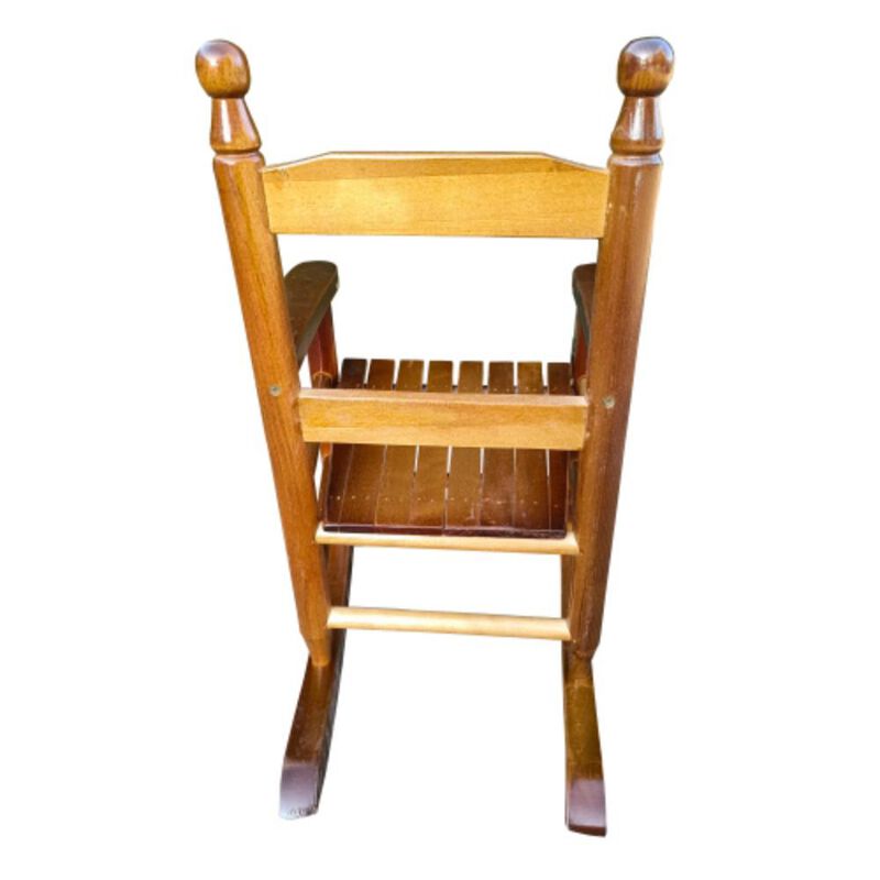 Children's rocking chair- Indoor or Outdoor -Suitable for kids-Durable-populus wood-oak