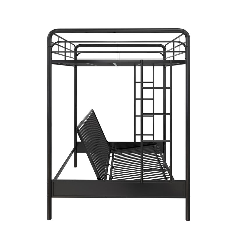 Sammie Full over Futon Metal Bunk Bed