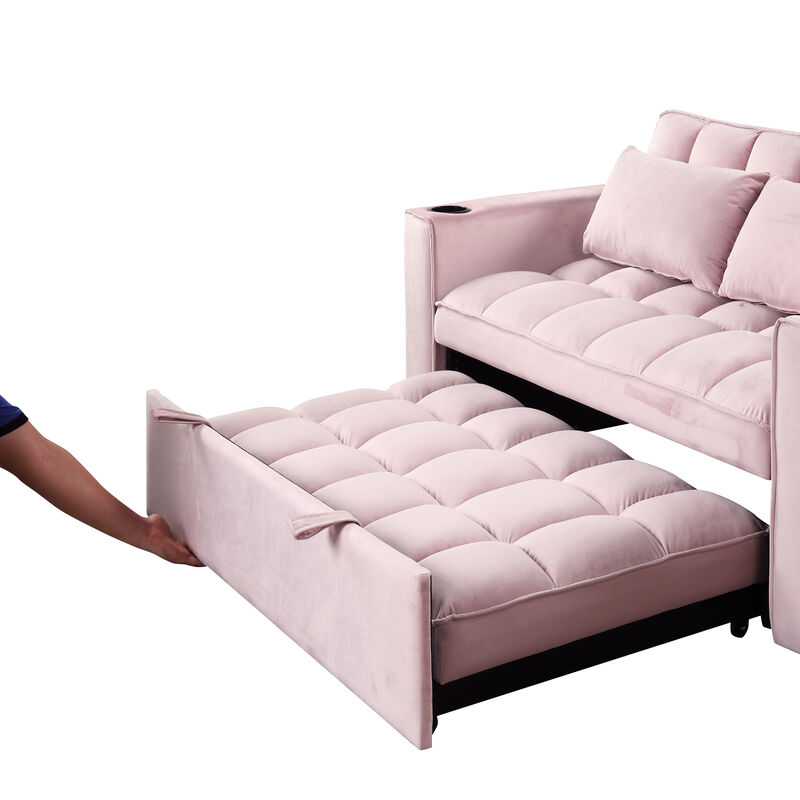 Merax 4-1 Multi-Functional Sofa Bed with Cup Holder
