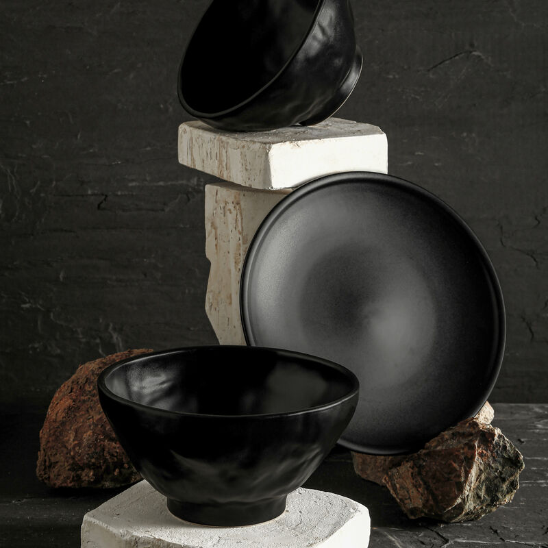 Stone by Mercer Project NENDO Stoneware 16 Piece Dinnerware Set