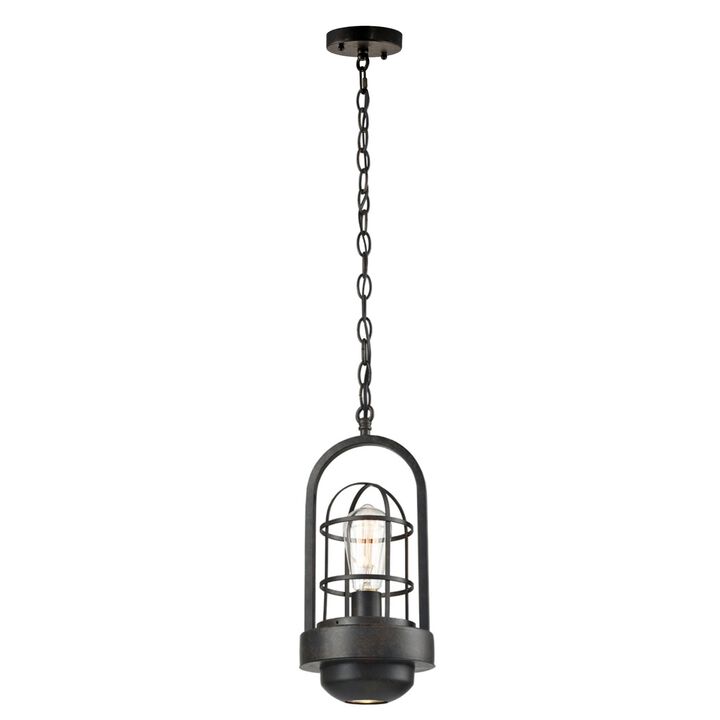 44" Black Hanging Pendant Ceiling Light Fixture