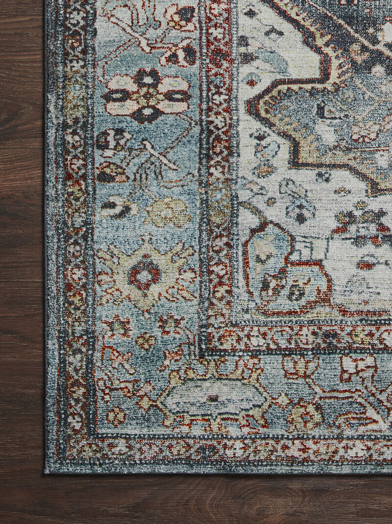 Margot MAT05 Ocean/Brick 7'6" x 9'6" Rug