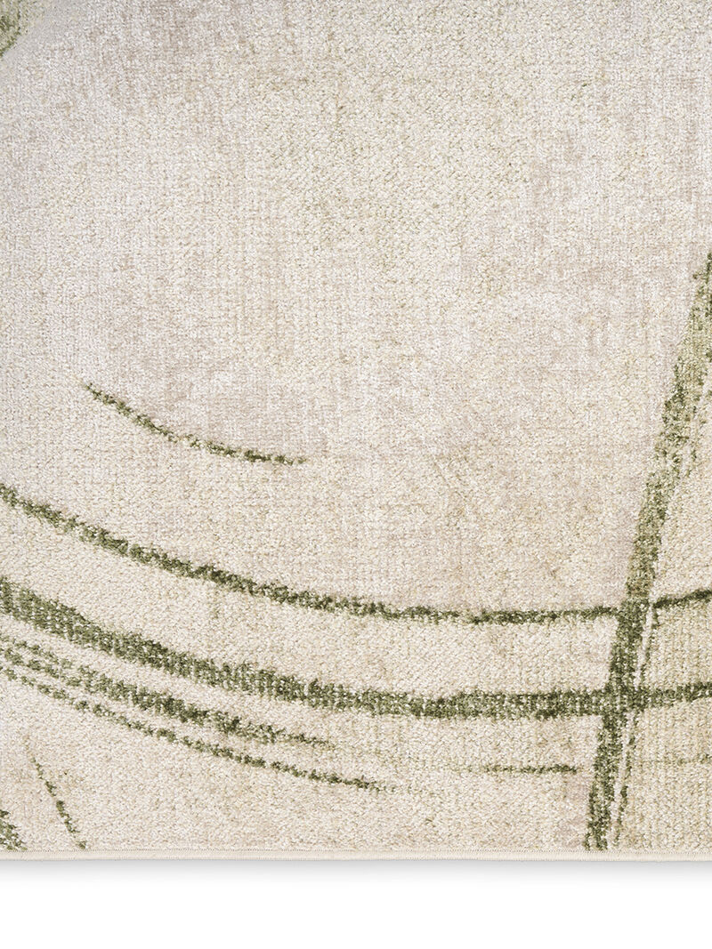 Astra Machine Washable ASW14 Beige/Green 7'10" x 10' Rug