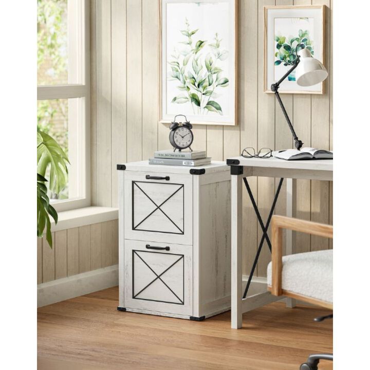2-Drawer File Cabinet Space-Saving Storage for Home or Office Organization