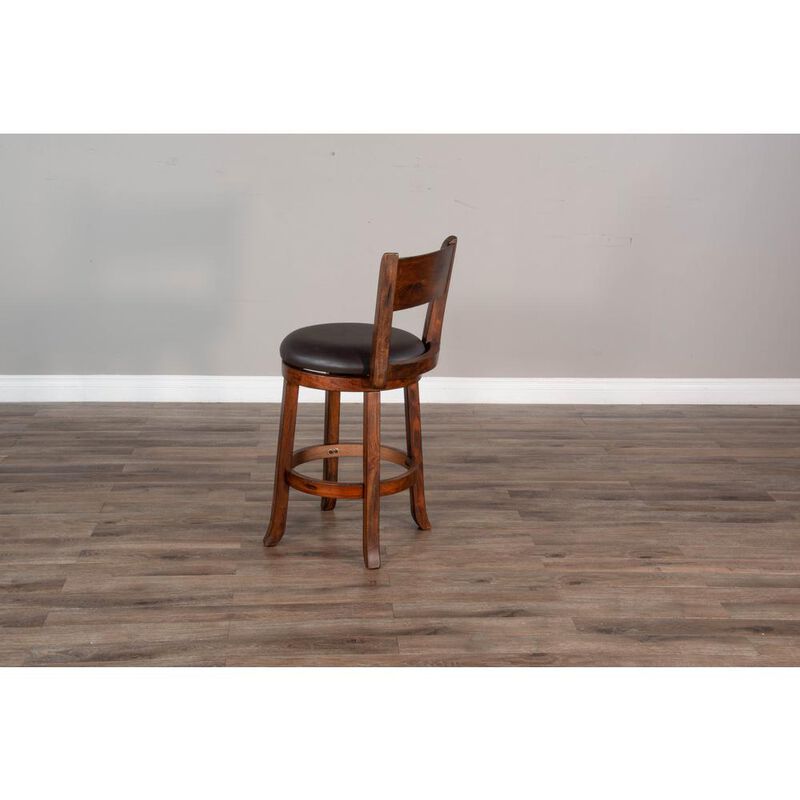Sunny Designs Counter Swivel Barstool, Cushion Seat & Back