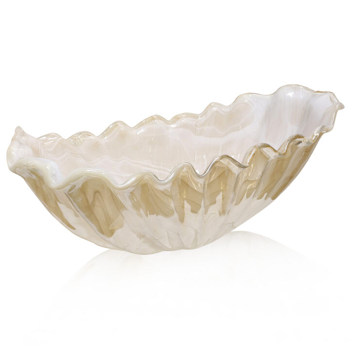 Barca Centerpiece Glass Bowl