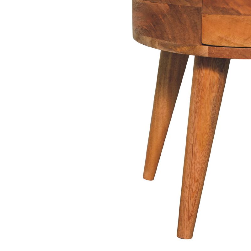 Odyssey Oak-ish 3 Drawer Solid Wood Nightsrtand