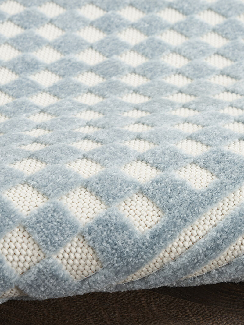 Care Free CAF02 Blue 3'11" x 5'11" Rug
