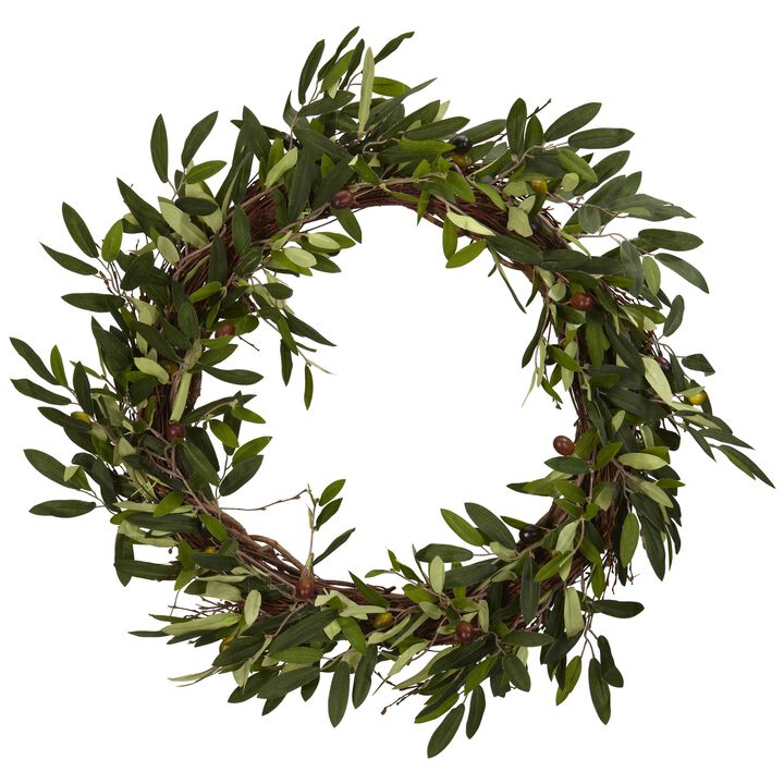 Hivvago 20" Olive Wreath