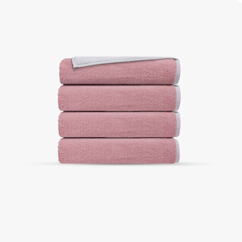 Double Face 4 pcs Turkish Wash Towels Set