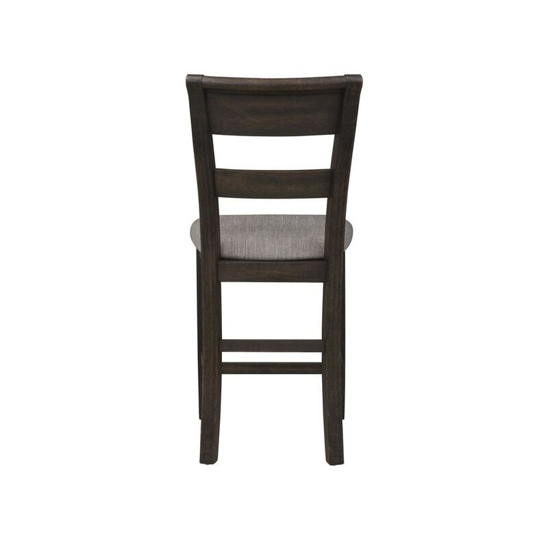 Starlight Canyon Home Brown Wooden Counter Height Chairs – Bar Stools with Back for Kitchens