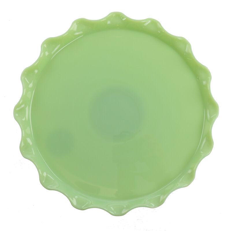 Martha Stewart Jadeite Glass Cake Stand