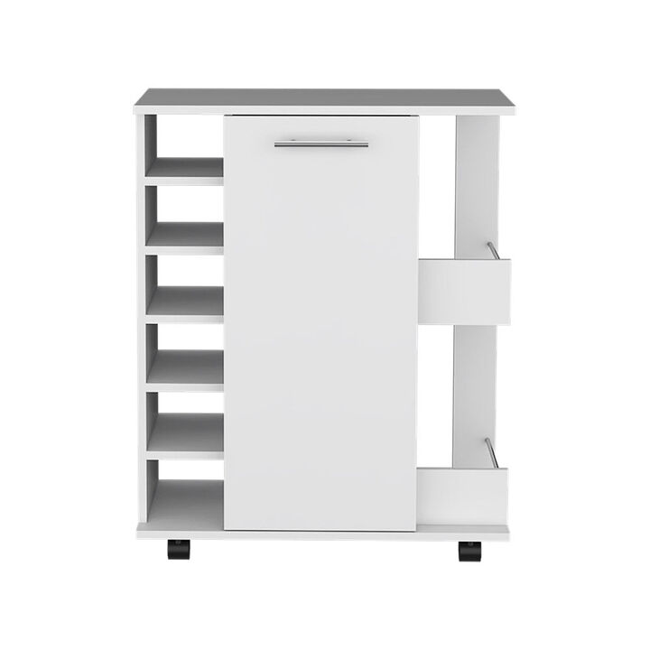 Bar Cart Cabot, Living Room, White