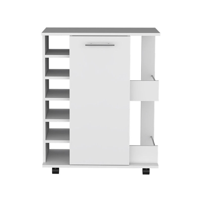 Bar Cart Cabot, Living Room, White