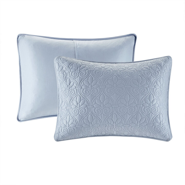 Gracie Mills Sandy Reversible Bedspread Set with Classic Stitch Pattern