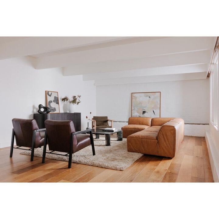 Moe�s Form Ottoman Sonoran Tan Leather