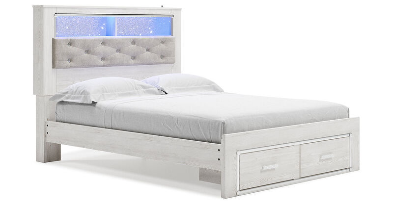 Altyra Queen Bookcase Bed W Storage