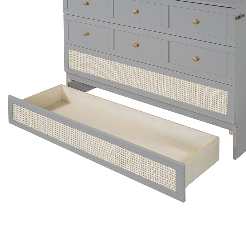Merax Murphy Bed with Large Drawers