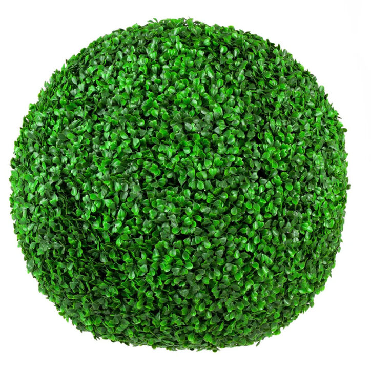 Artificial Boxwood Topiary Ball Set (2 Balls) 11 Inch UV Resistant