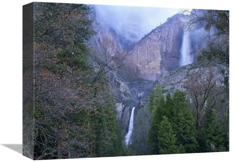 Yosemite Falls in spring, Yosemite National Park, California-Canvas Art-16x12