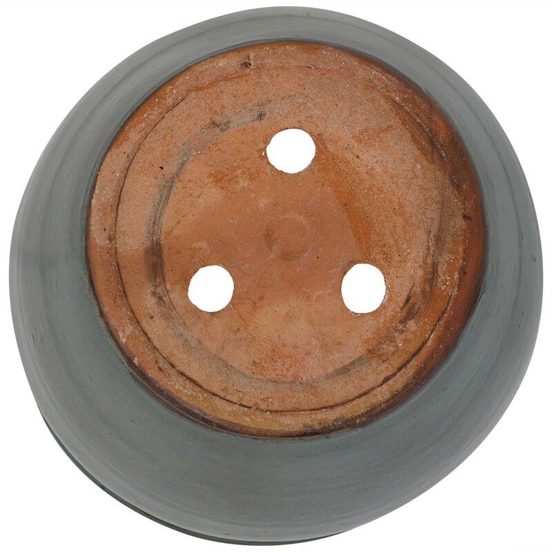 Sunnydaze 15 in Chalet High-Fired Glazed Ceramic Planter