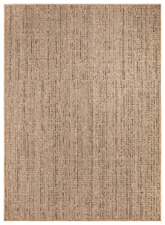 Indoor & Outdoor Rug Natural Boho Style in Mottled Beige
