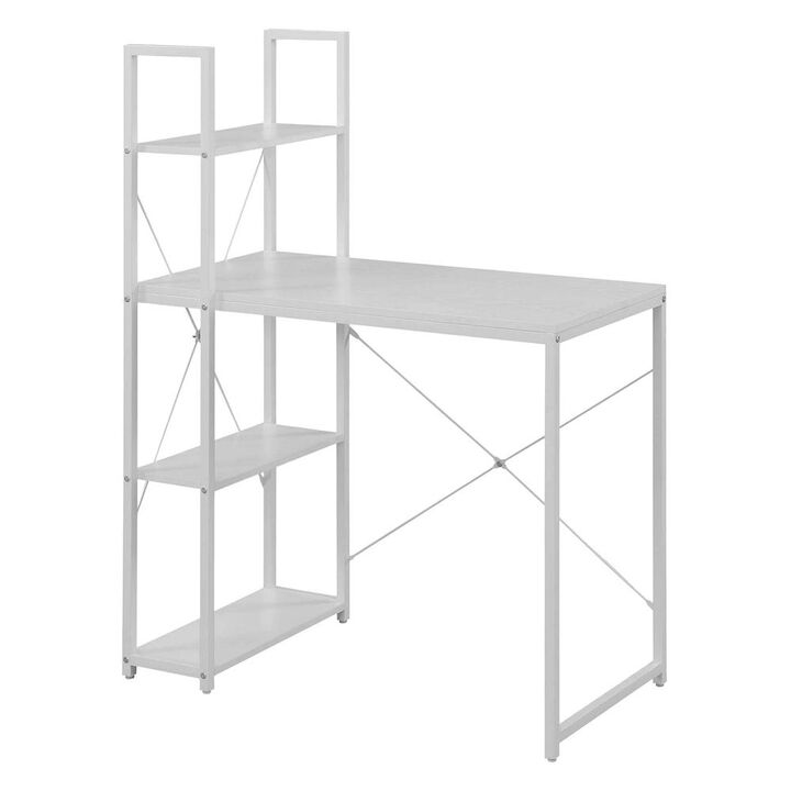 Convenience Concepts Designs2Go Office Workstation with Shelves, R4-0558