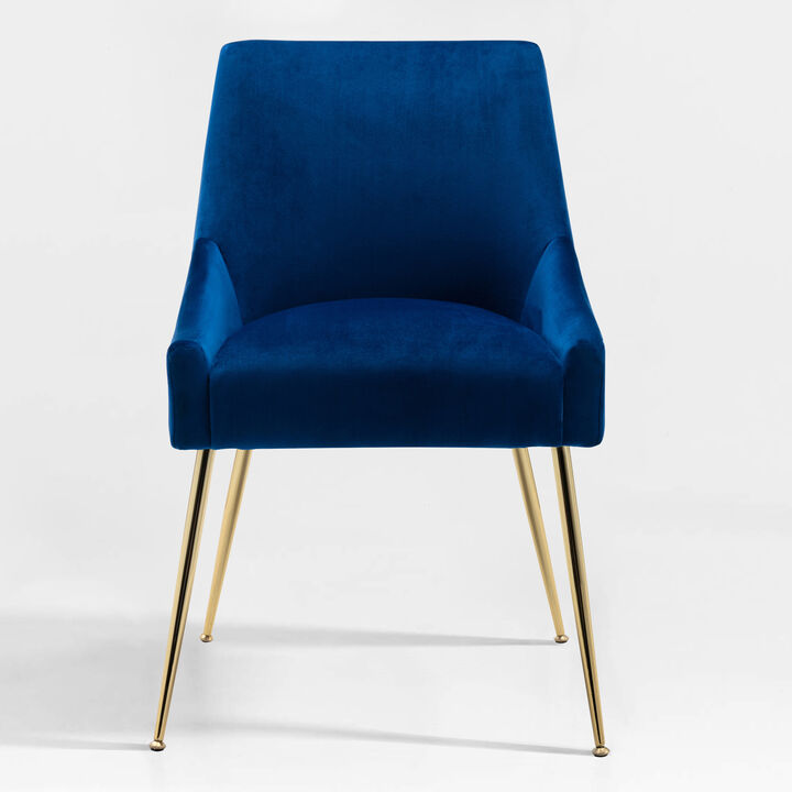 WestinTrends Upholstered Velvet Accent Chair