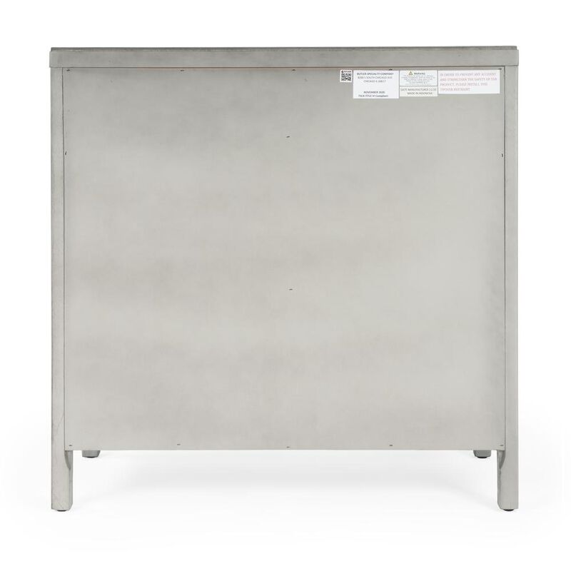 Butler Specialty Imperial Wood Accent Cabinet, Gray