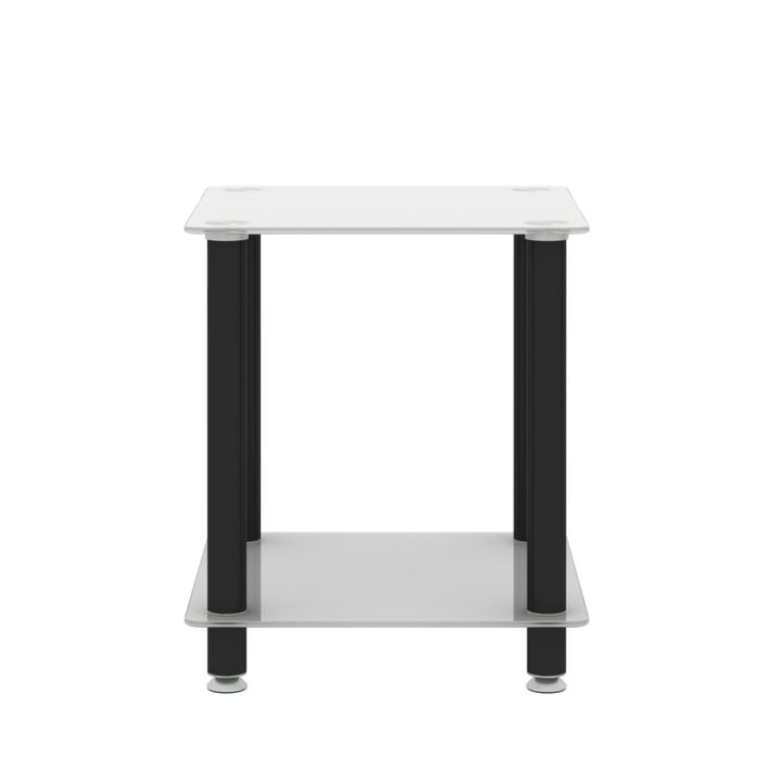 1-Piece + Side Table, 2-Tier Space End Table, Modern Night Stand, Sofa Table, Side