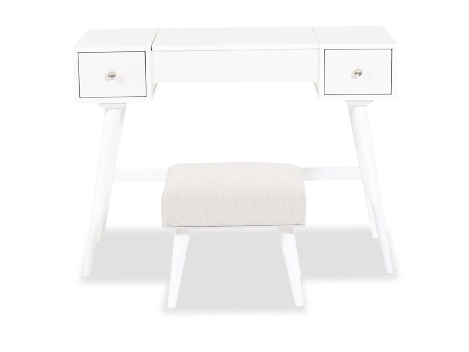 Thadamere Vanity Table and Stool