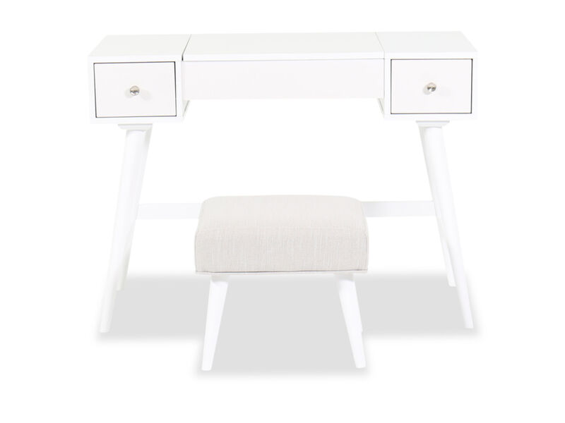 Thadamere Vanity Table and Stool