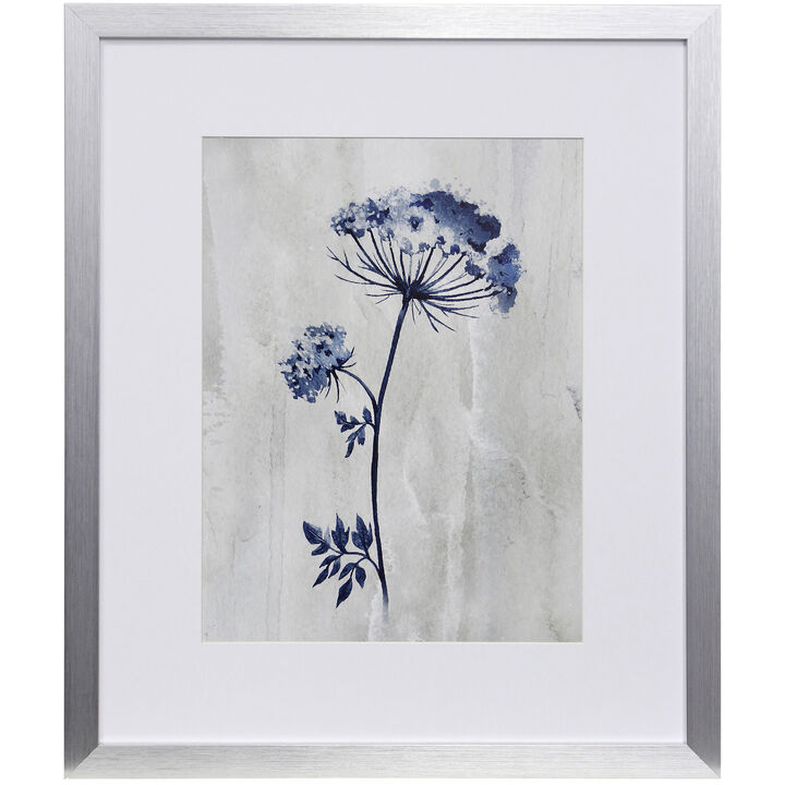 Indigo Botanical I Framed Print