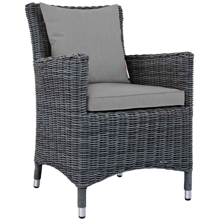 Summon 2 Piece Outdoor Patio Sunbrella� Dining Set-Benzara