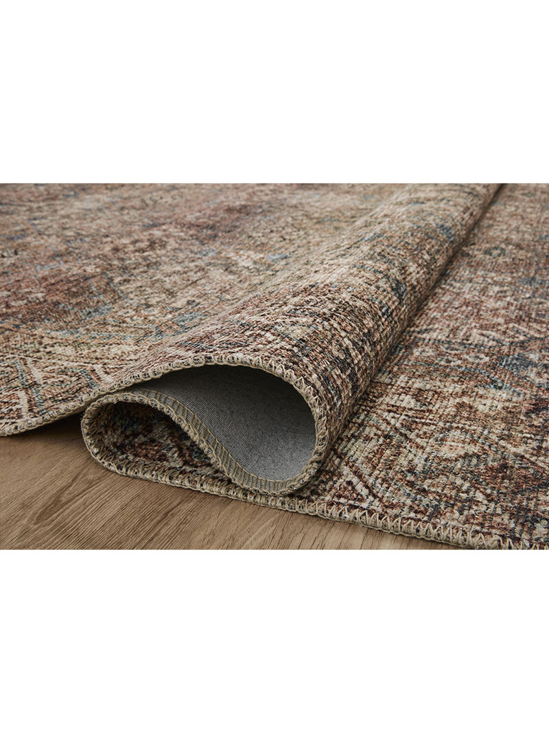 Billie BIL04 Aqua/Rust 10' x 14' Rug