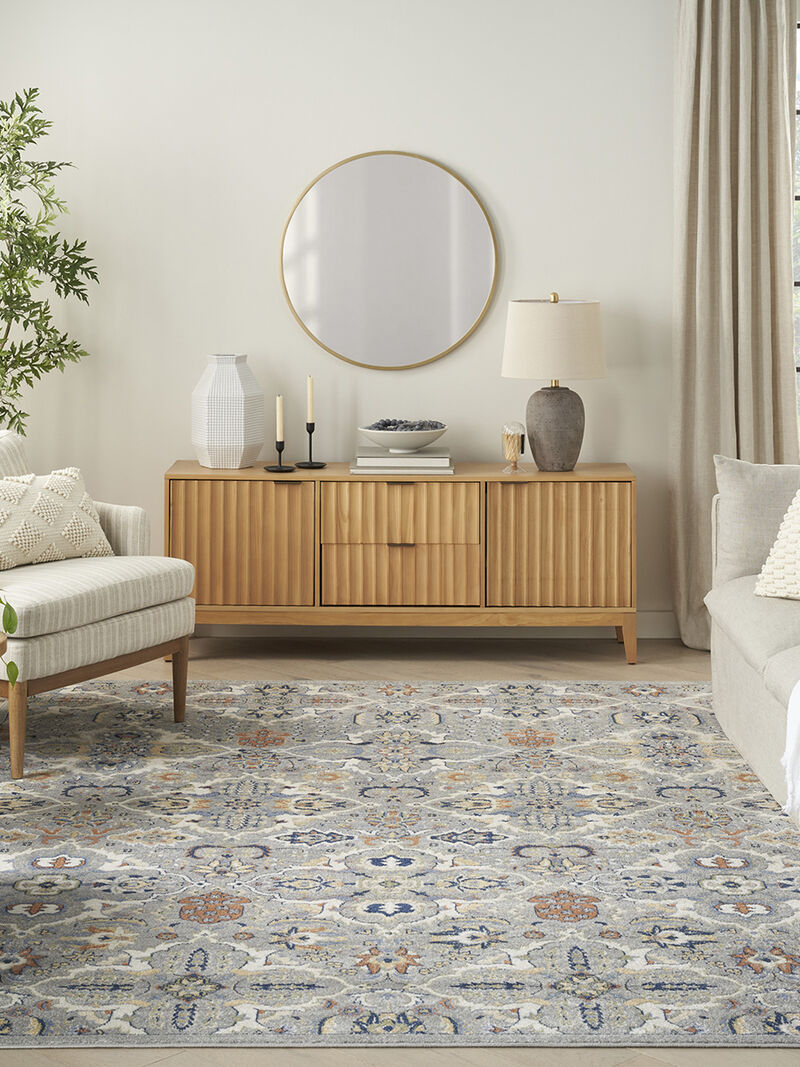 Allur ALR03 Gray 9' x 12' Rug