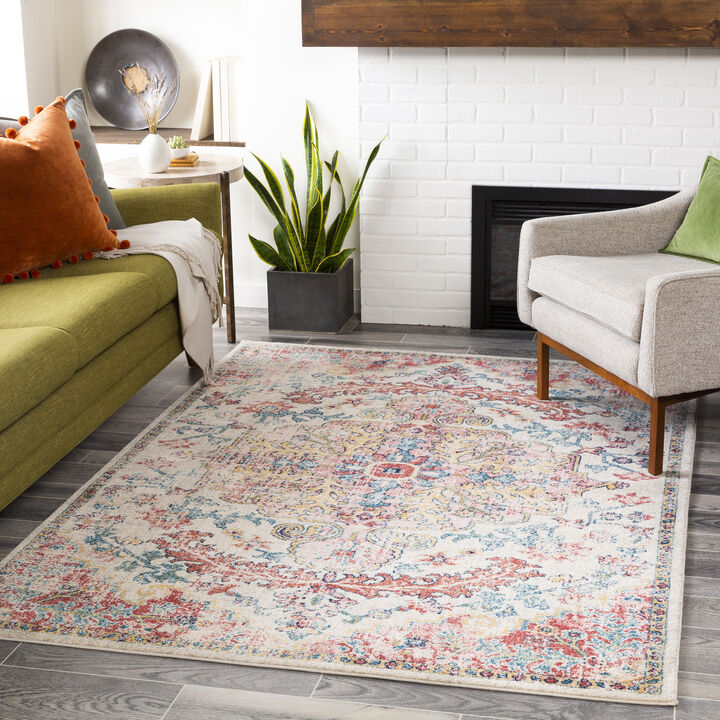 Murat MUT-2321 7'10' x 10' Pink Rug