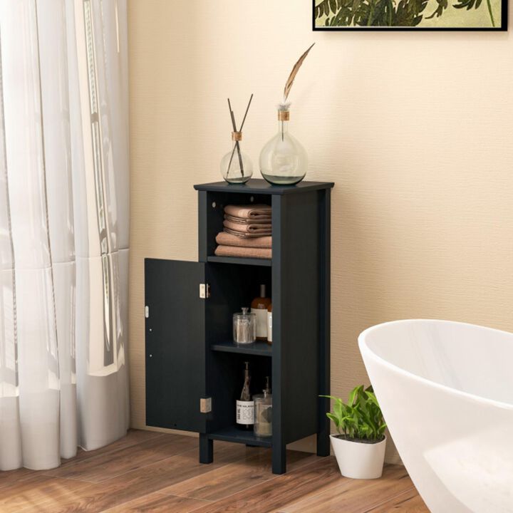 Hivvago Bathroom Storage Organizer with 2-Tier Cabinet