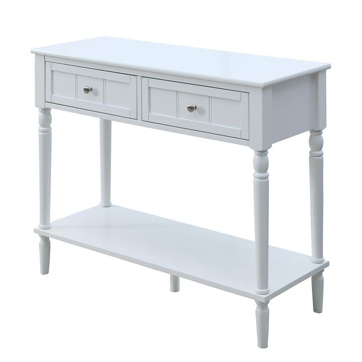 Convience Concept, Inc. French Country Two Drawer Hall Table