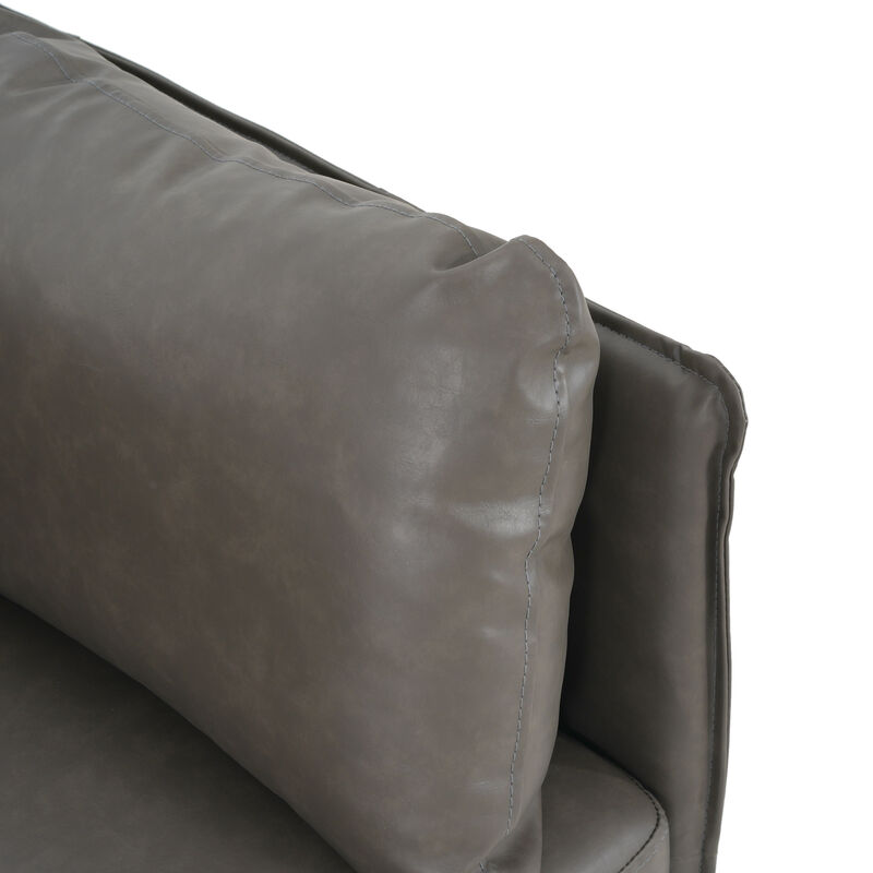 Merax PU Leather Accent Chair for Living Room