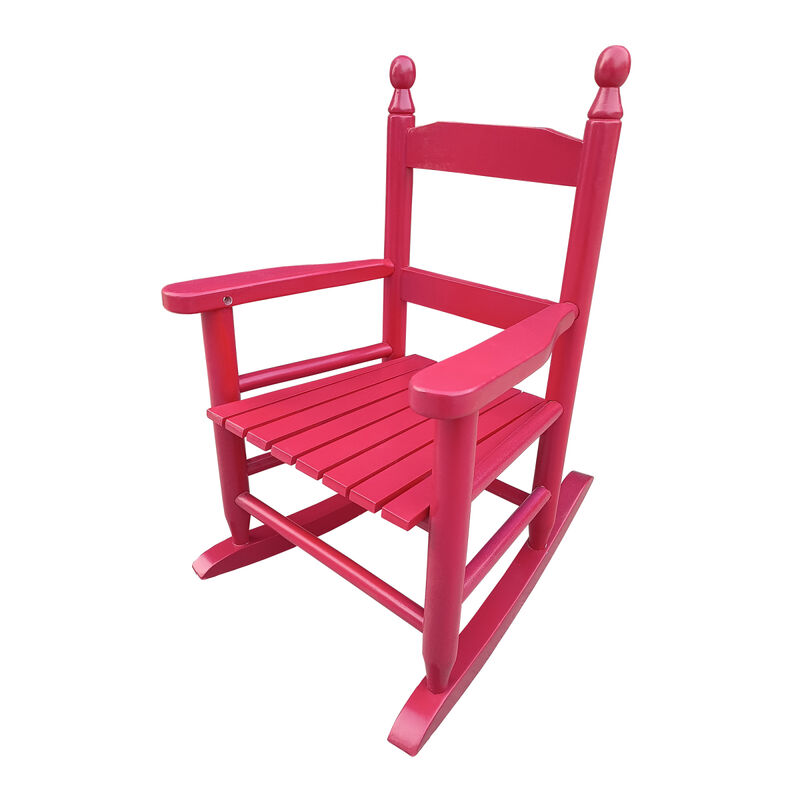 Children's Rocking Red Chair- Indoor Or Outdoor - Suitable For Kids-Durable