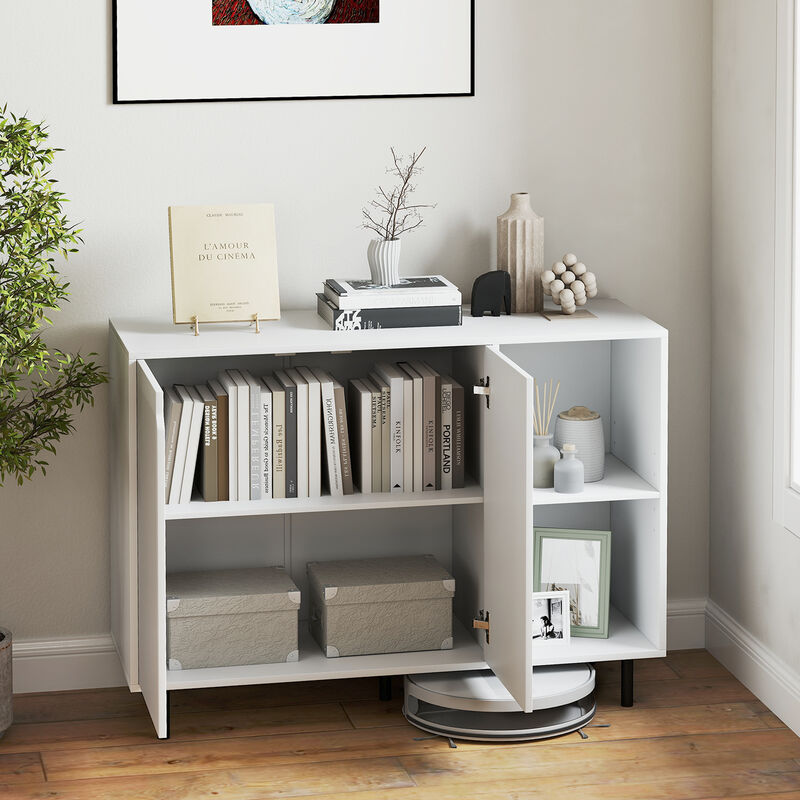 Sideboard Buffet Cabinet Kitchen with Adjustable Shelves