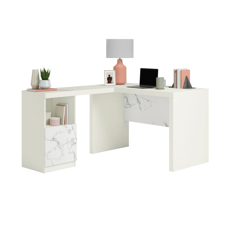 Hudson Court L-Desk
