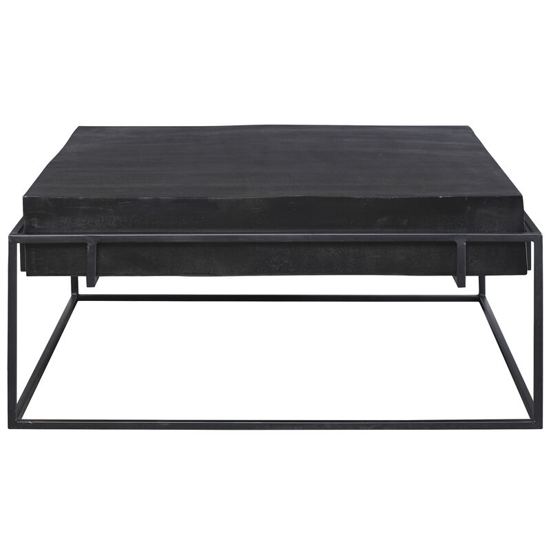 Telone Modern Black Coffee Table