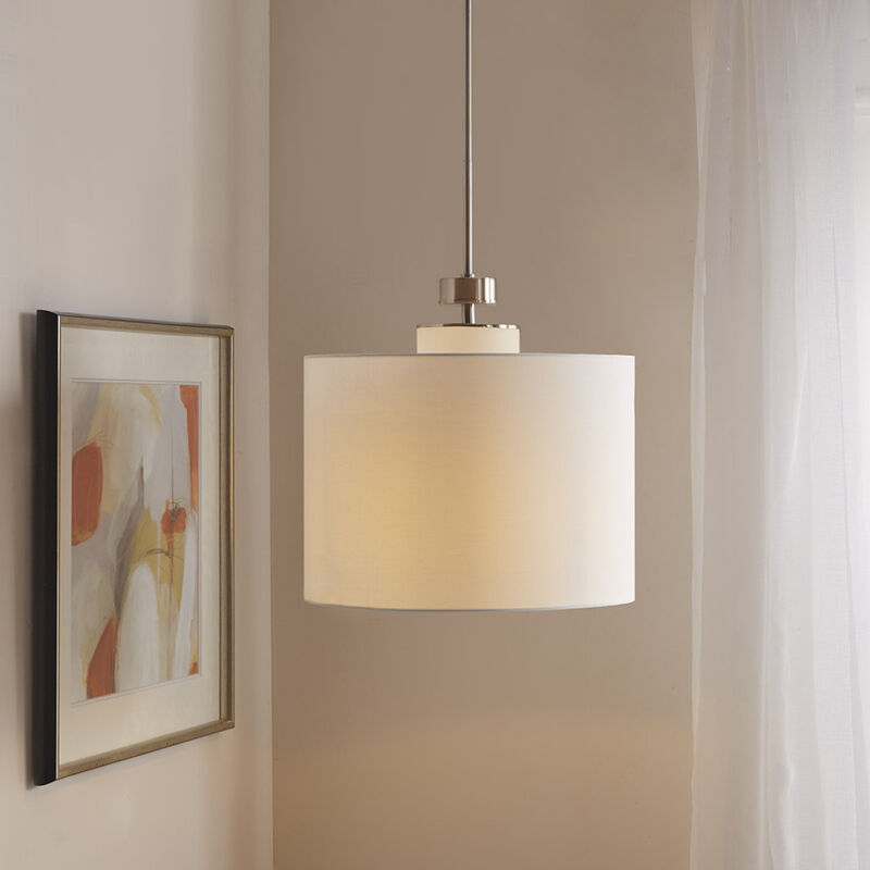 Pacific Metal Pendant With Drum Shade