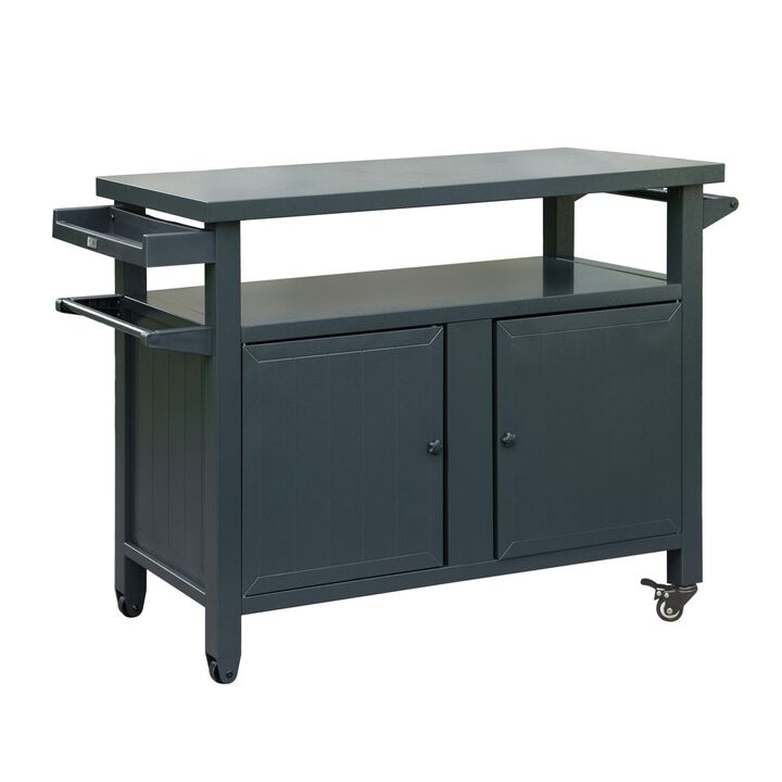 Streamdale Premium Anti-Rust Outdoor Grill Cart with 83 Gallons of Storage